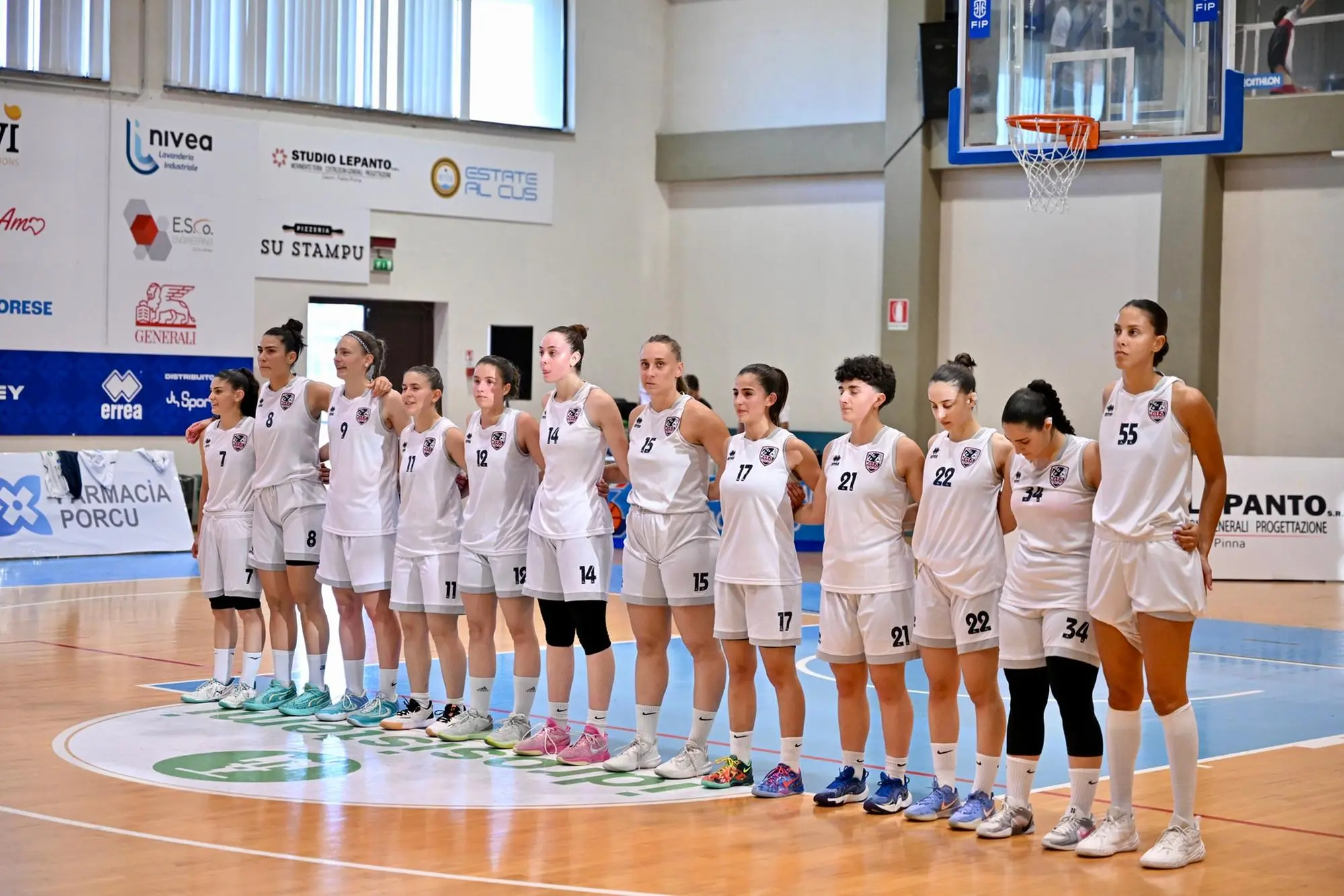 Una formazione del Cus Cagliari (foto Chiaramida)