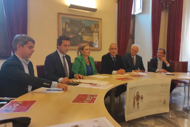 La conferenza stampa di presentazione della Cavalcata (foto G. Marras)