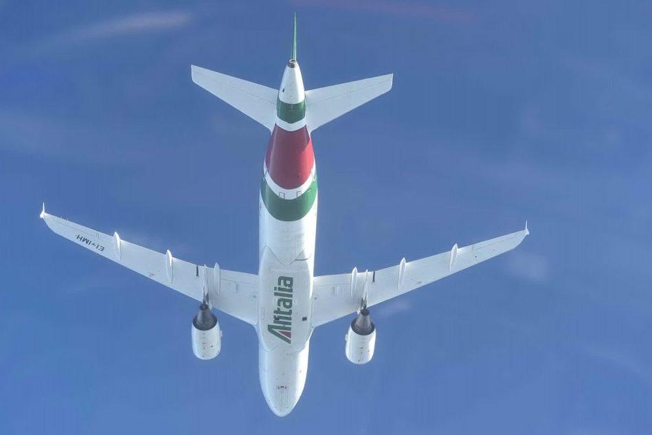 Un aereo Alitalia