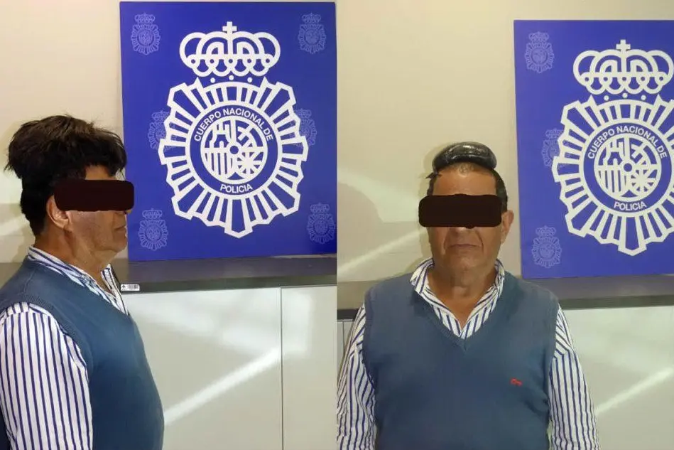 Il trafficante di droga finito in manette (foto twitter polizia spagnola)