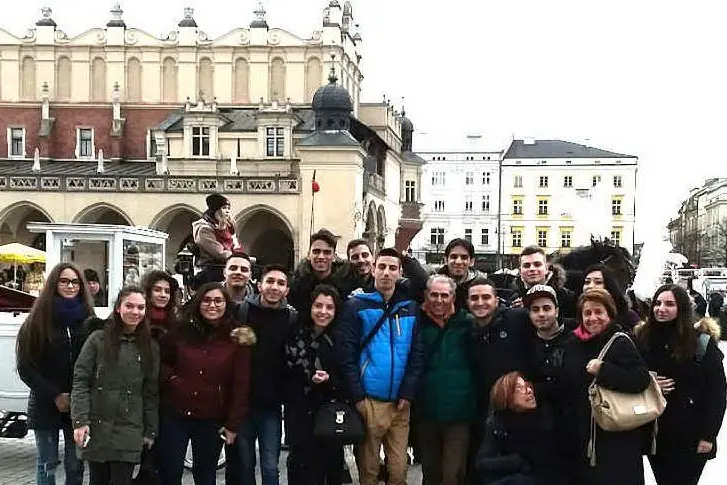 Gli studenti di Quartu a Cracovia
