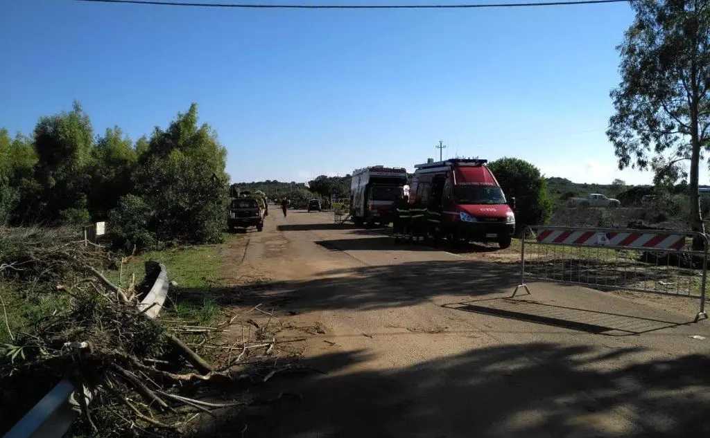 Impegnati nelle ricerche forestali, vigili del fuoco, carabinieri e i volontari (Foto Raffaele Serreli)