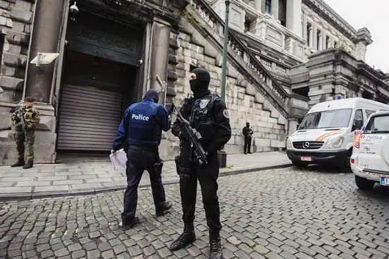 Polizia a Bruxelles