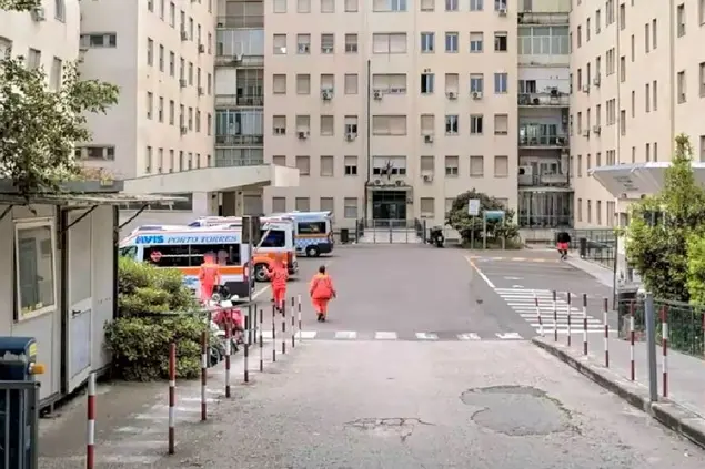 L'ospedale civile di Sassari (L'Unione Sarda - Pala)