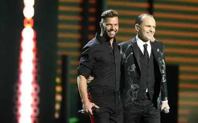 Sul palco con Ricky Martin