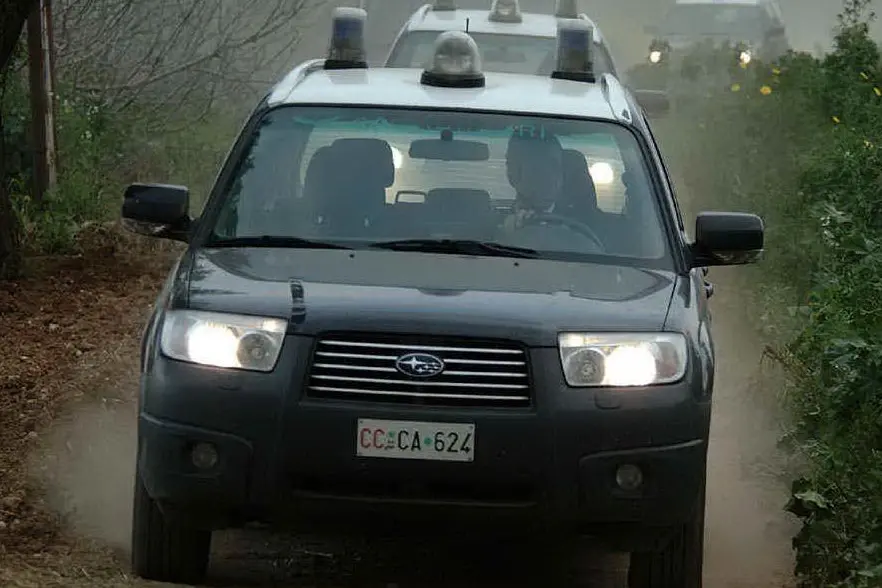 Un'auto dei carabinieri
