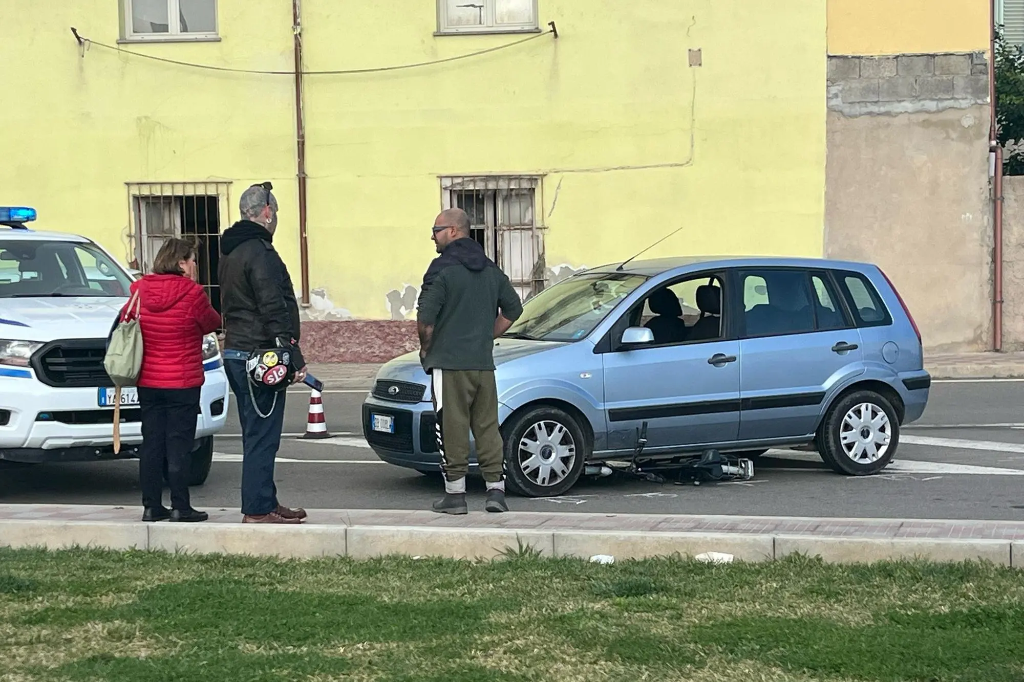 Pirri, l'incidente in via Ampere