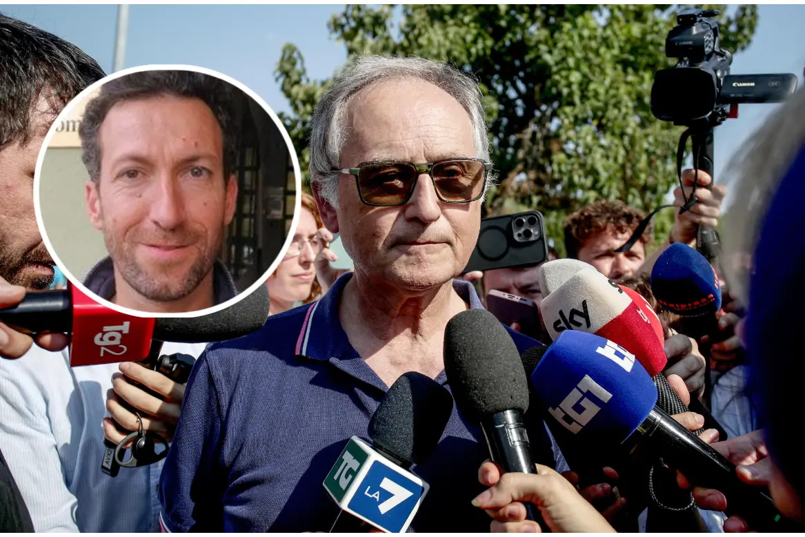 Mario Roggero (Ansa - Balti Touati), nel riquadro il sindaco di Grinzane Cavour Gianfranco Garau