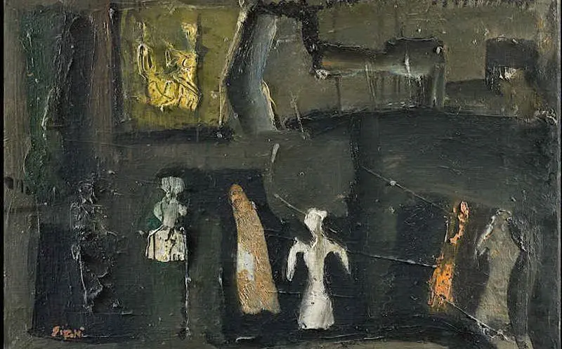 Mario Sironi, Composizione o Composizione e figure (1957)