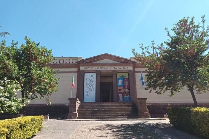 Sassari, dopo sei anni di lavori il Museo Sanna inaugura il nuovo allestimento (foto Ansa)