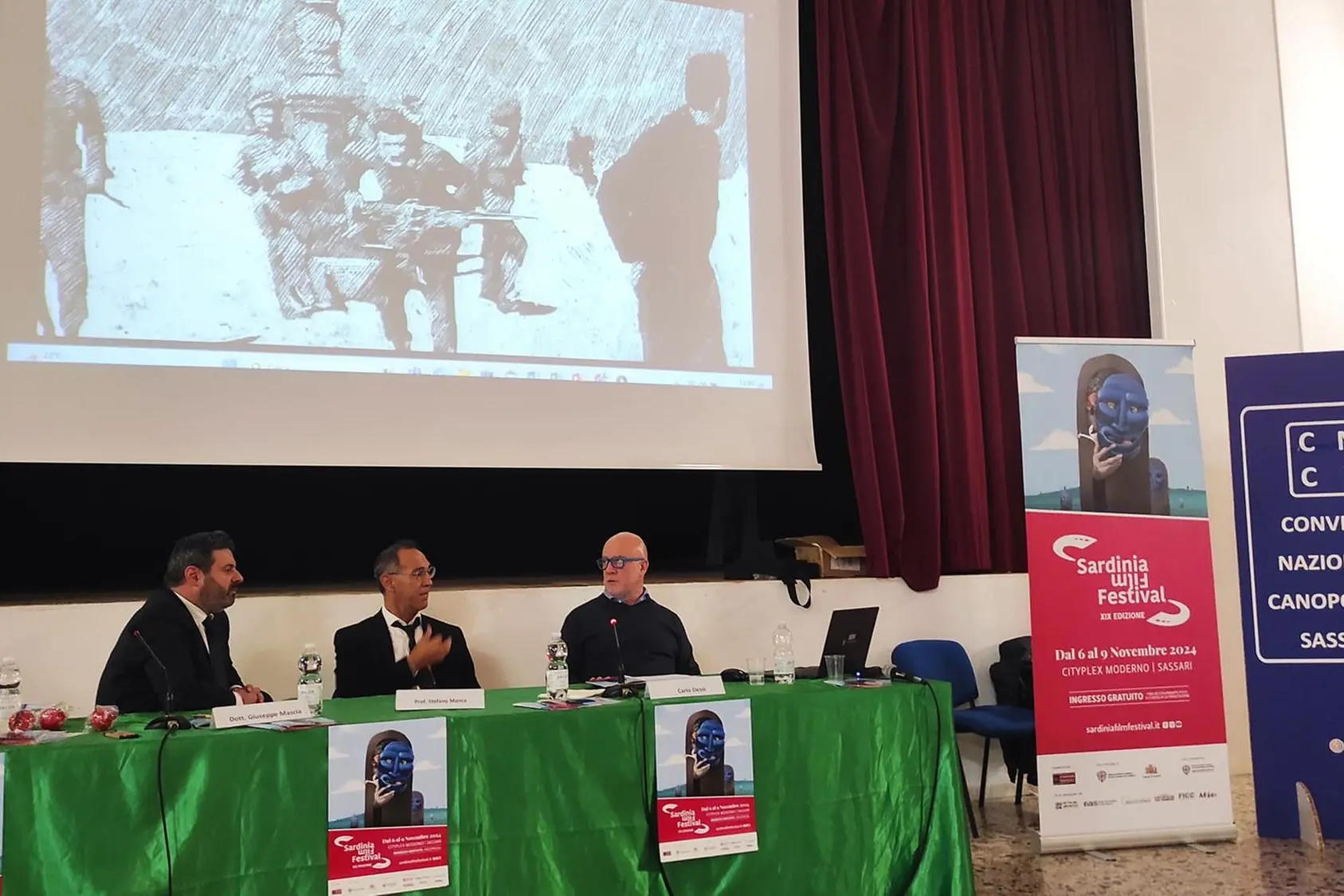 La presentazione del Sardini Film Festival (foto G. Marras)