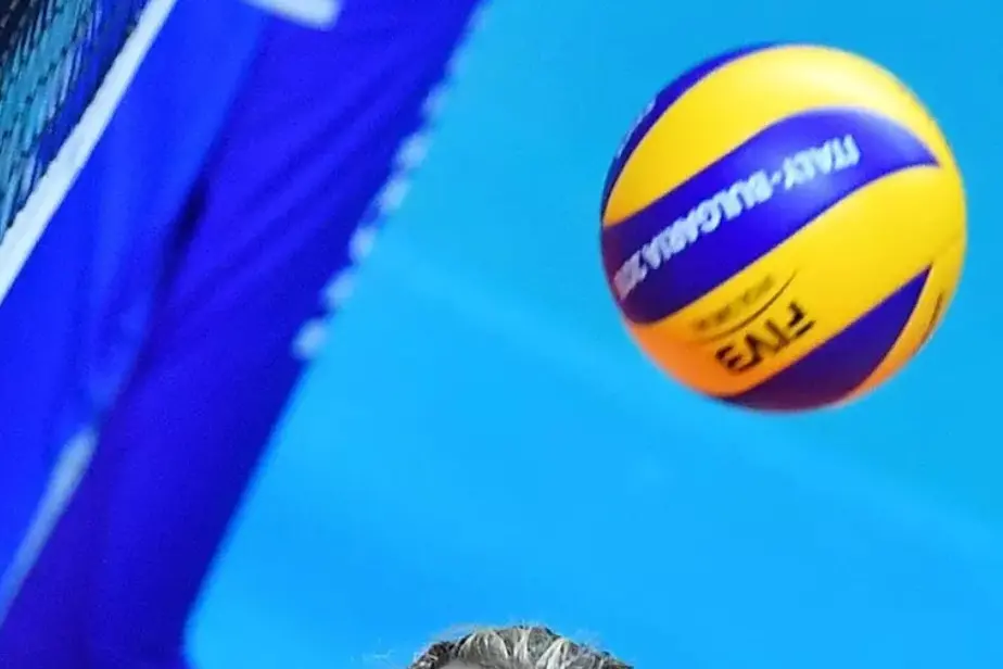 Un pallone da pallavolo