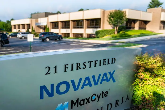 Il quartier generale di Novavax, in Maryland (Ansa)