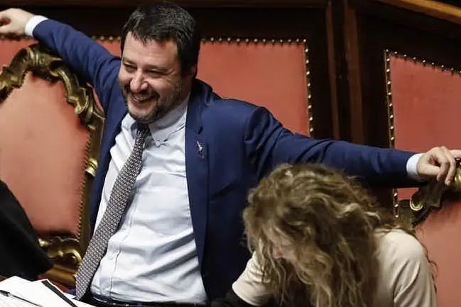 Il Ministro dell'Interno, Matteo Salvini (Ansa)
