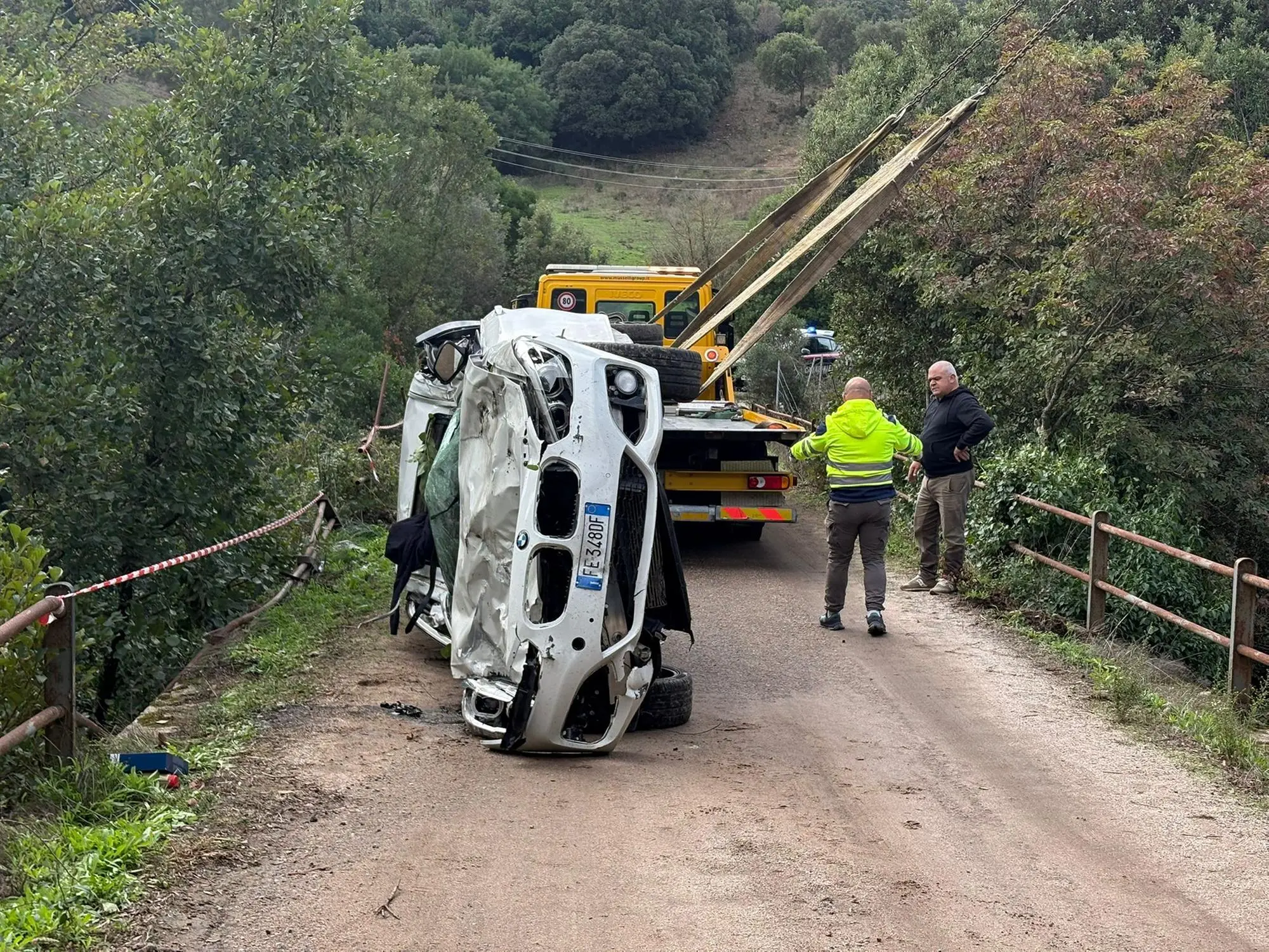 L'auto recuperata
