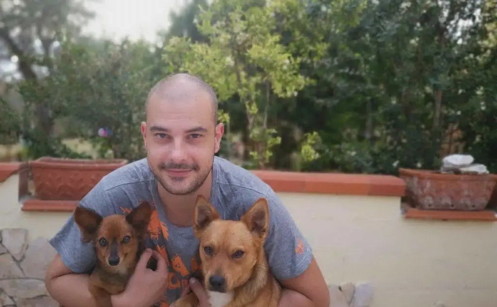 Luca Cuccureddu, Sassari, insieme a Mosè e Lea