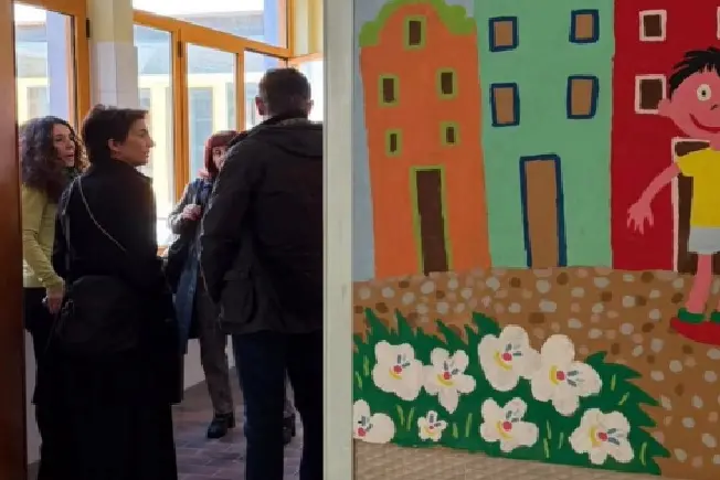 L'assessore Andreozzi e il sindaco Zedda in via Stoccolma