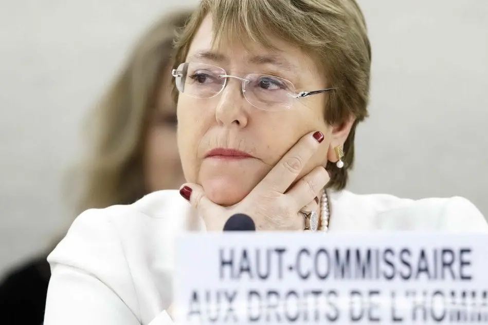 L'Alto Commissario Onu per i diritti umani Michelle Bachelet. (Foto Ansa)