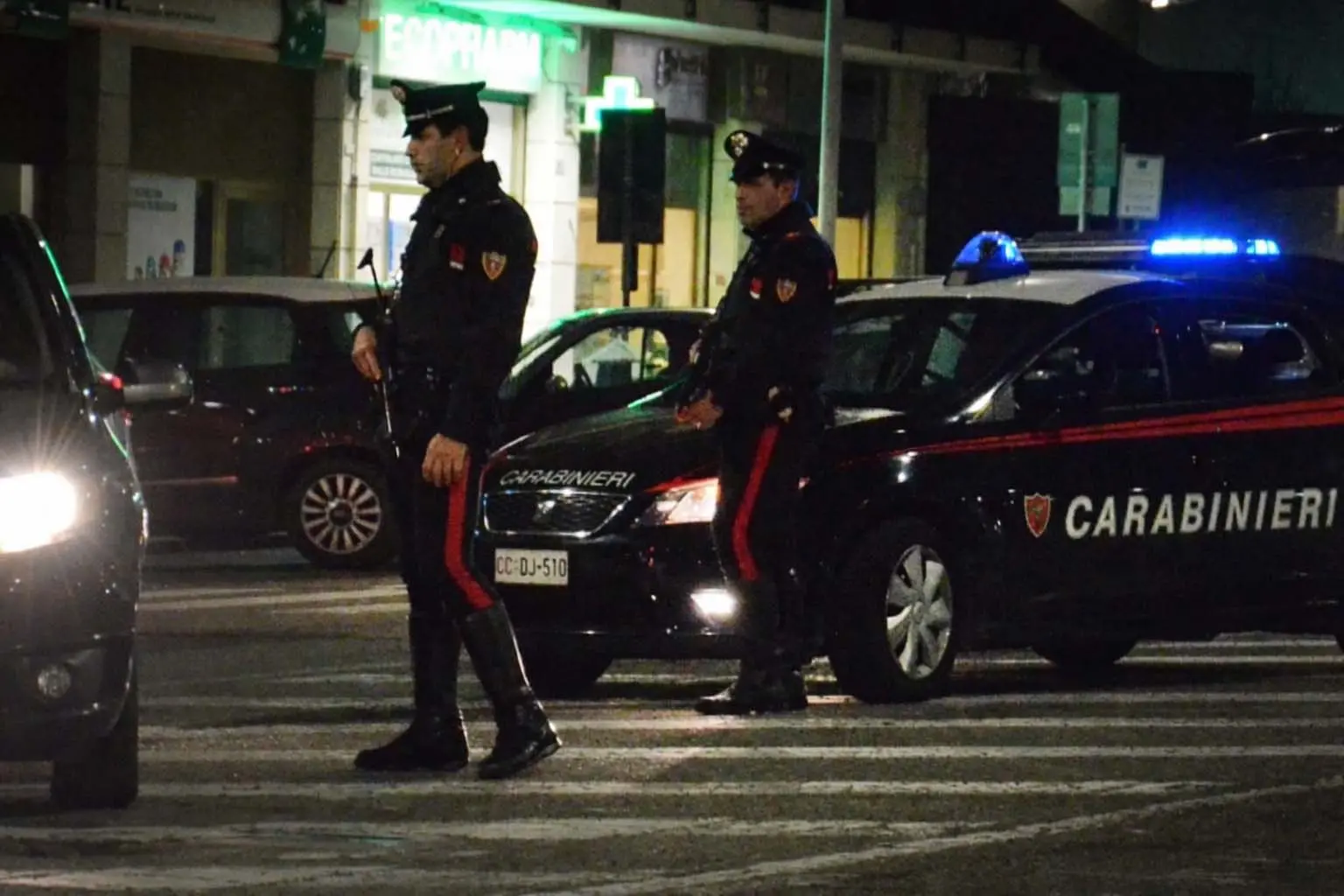 carabinieri simbolo posto blocco ansa