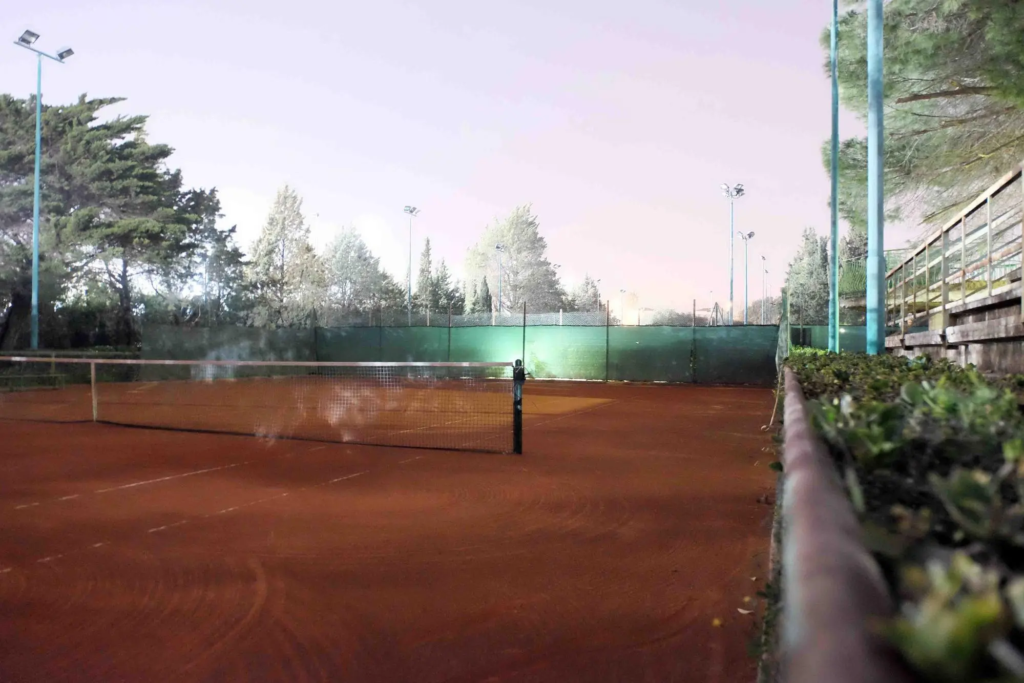 I campi da tennis (Archivio L'Unione Sarda)