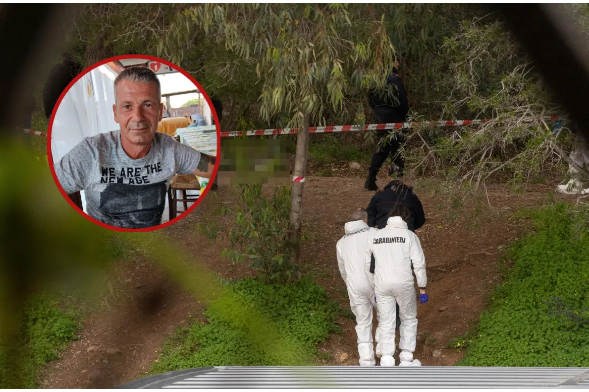 A sinistra la vittima, Giovanni Musu (Archivio L'Unione Sarda)