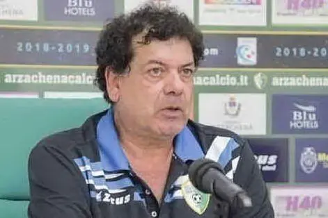 Mister Giorico (foto Arzachena calcio)