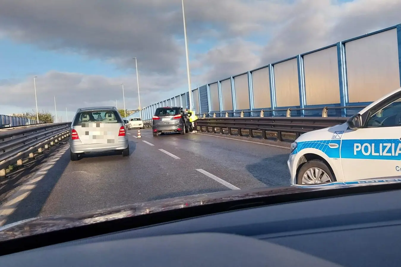 L'incidente sull'Asse Mediano