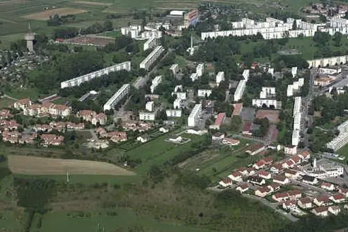 Panoramica di Farébersviller, Francia (foto da sito del Comune)