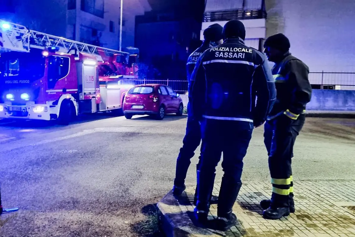 Sassari, tragedia a Monte Rosello (foto Calvi)