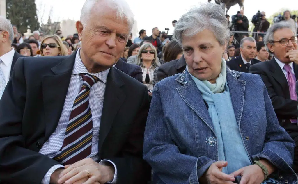 Rita Borsellino con il procuratore Giancarlo Caselli (foto Ansa)