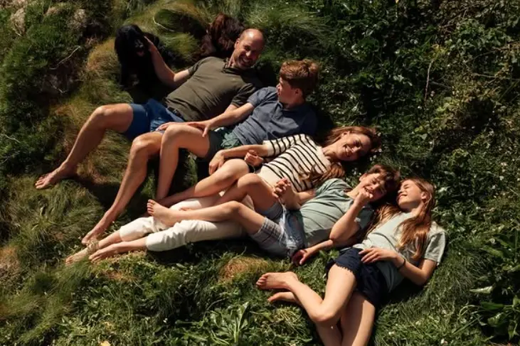 La foto postata da William e Kate sui social