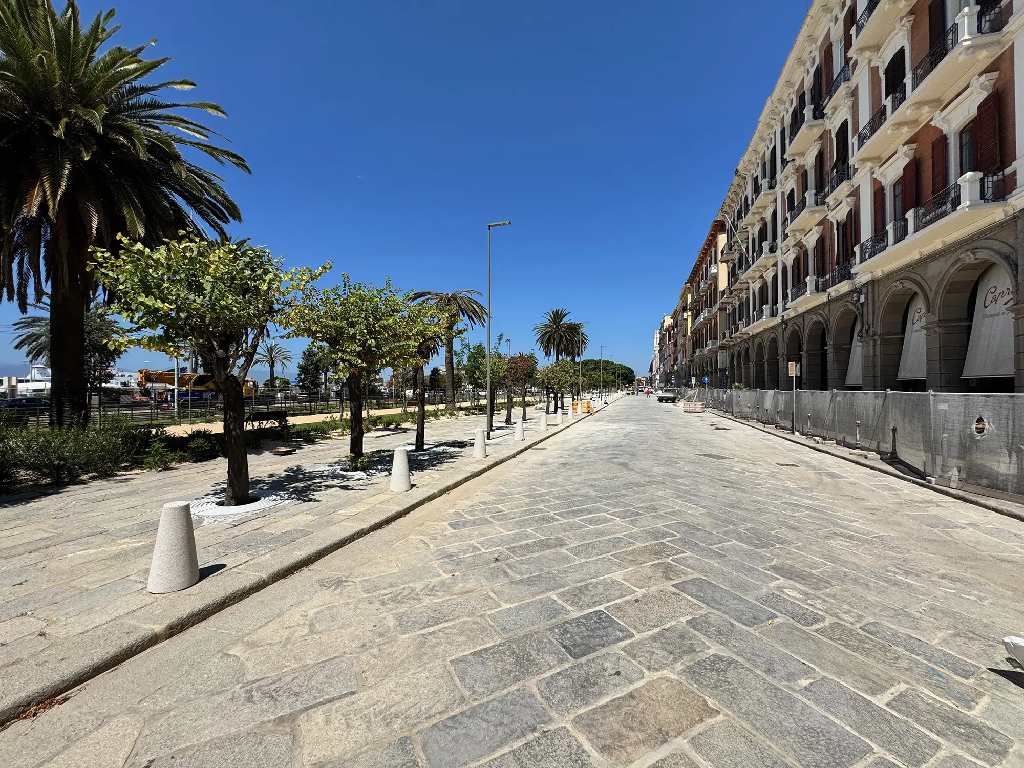 Cagliari 18 luglio 2025 - via Roma quasi ultimata . S. Anedda Endrich
