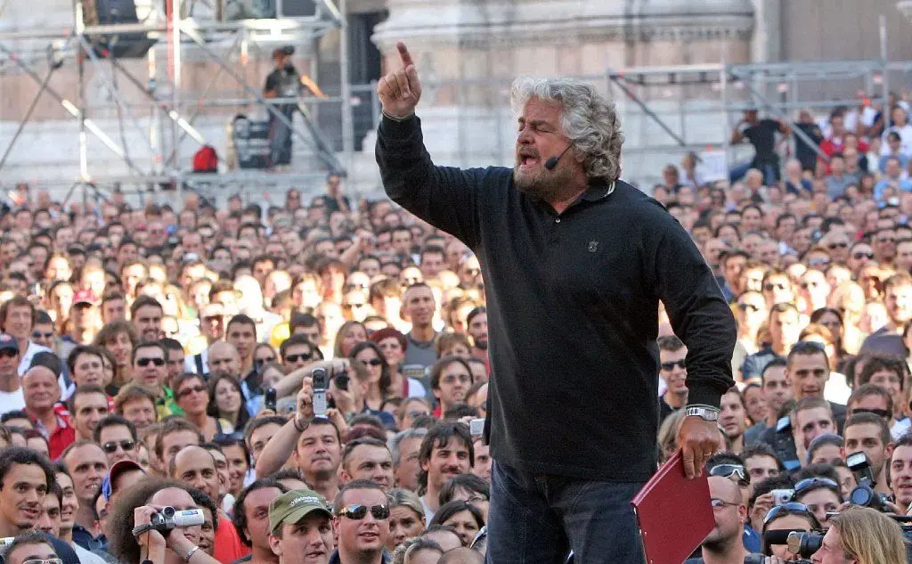 Il &quot;Vaffa day&quot; a Bologna nel 2012