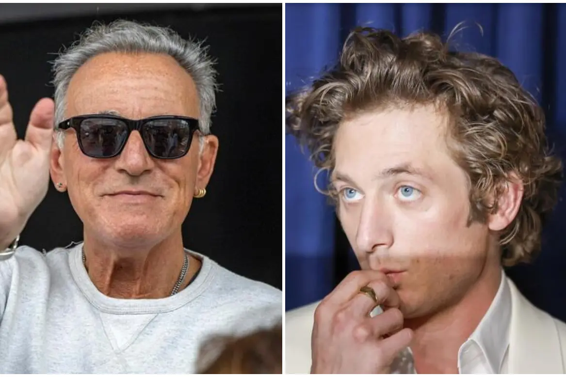Bruce Springsteen e Jeremy Allen White (Ansa)