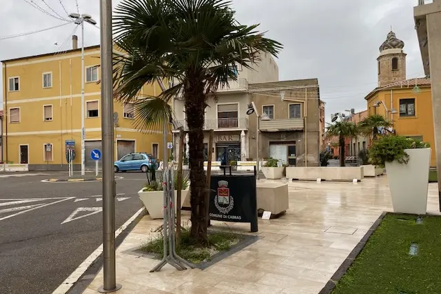 Der Hauptplatz von Cabras (Archiv)