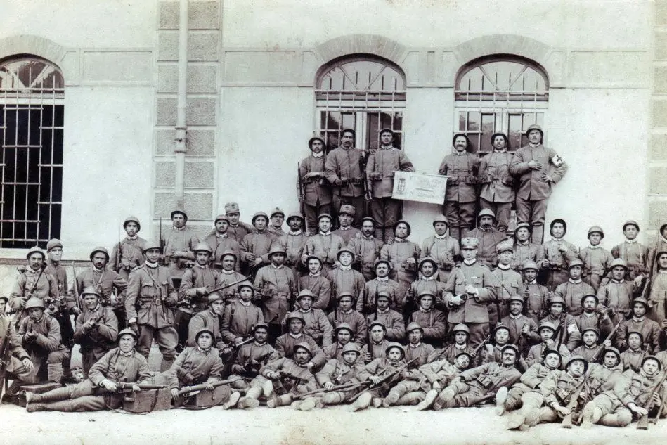 Soldati della Brigata &quot;Sassari&quot; (Archivio L'Unione Sarda)