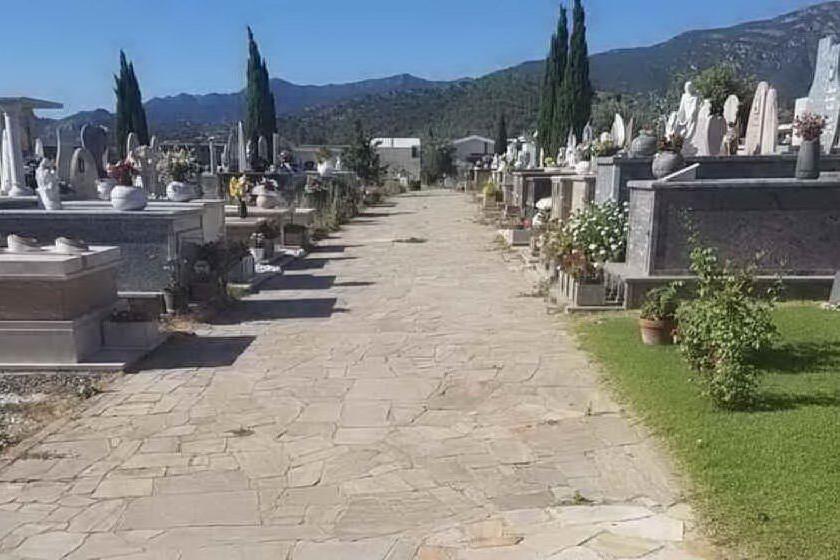Il cimitero comunale di Capoterra\r (foto Murgana)