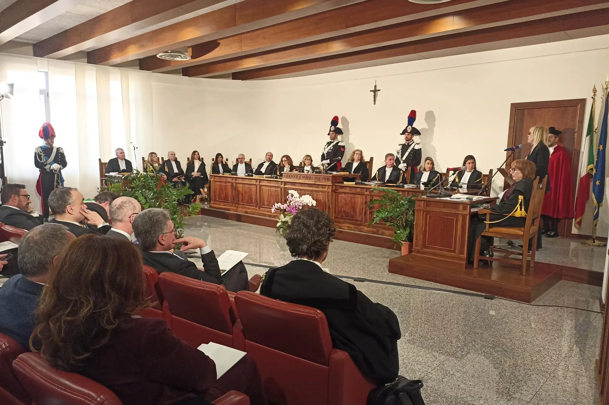 Corte dei Conti, aperto il nuovo anno giudiziario (foto Francesco Pinna)