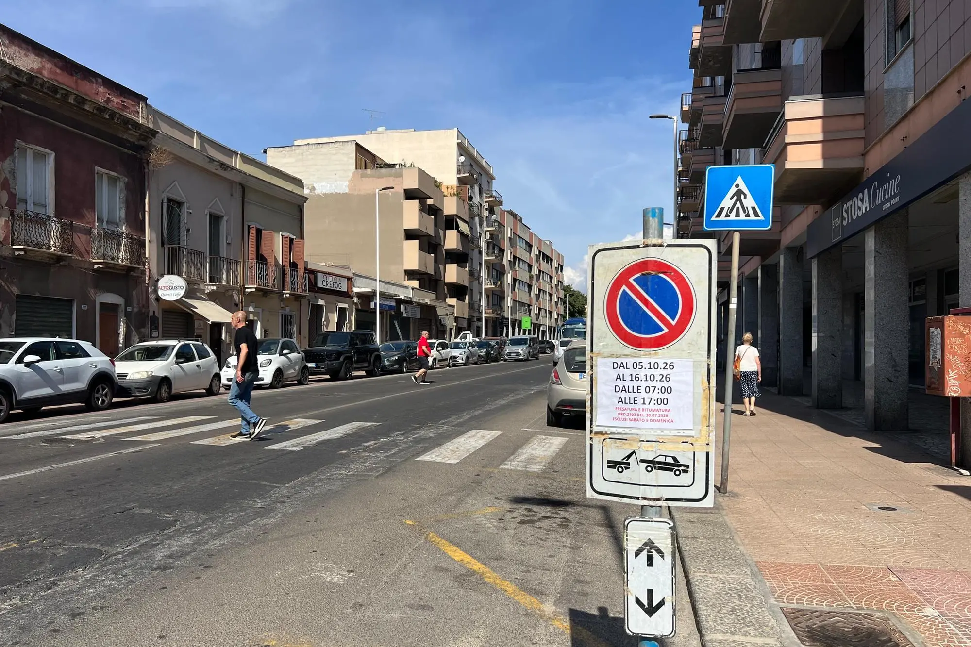 Cagliari, lunedì iniziano i lavori in viale Sant’Avendrace Divieti di sosta in viale Sant'Avendrace (Foto: Ragas)