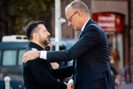 Merz with Zelensky (from his official Instagram profile)