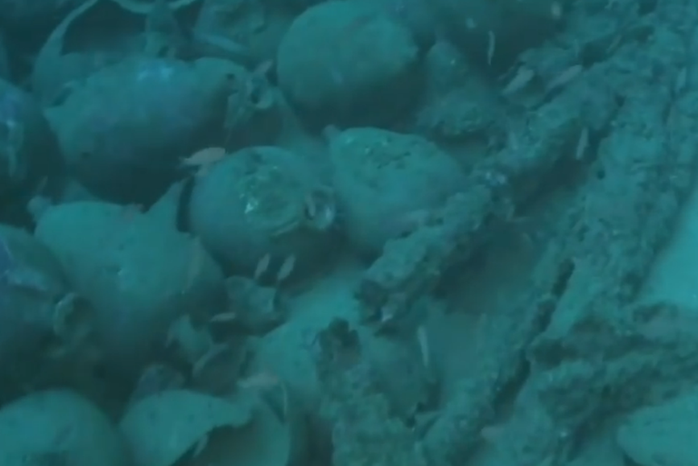 Una nave romana nel mare delle Egadi: la scoperta a 100 metri di profondità