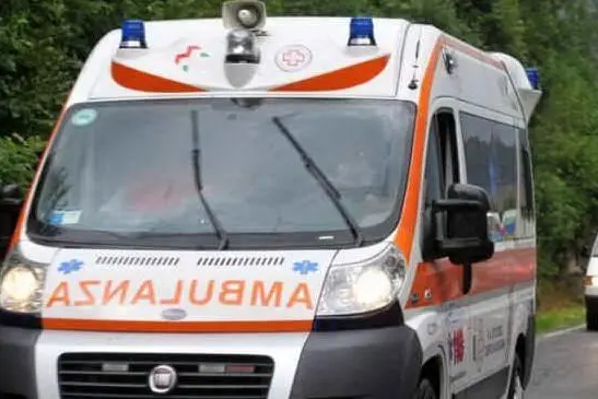 Un'ambulanza
