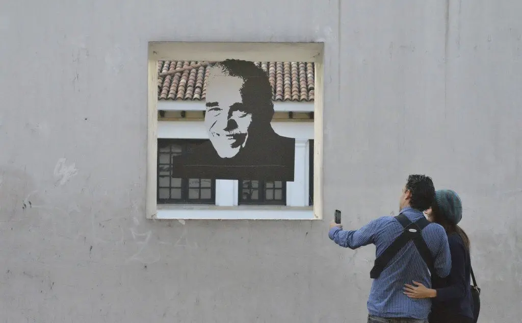 Garcia Marquez ritratto a Bogotà