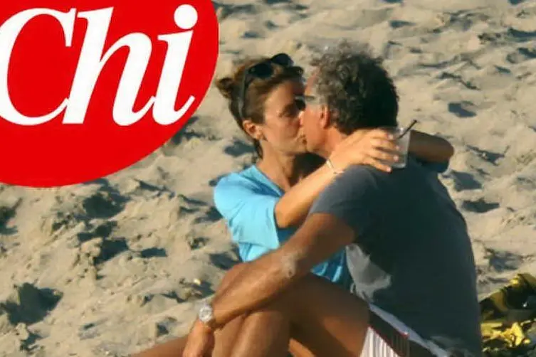 Il bacio tra Alessandra Moretti e Massimo Giletti
