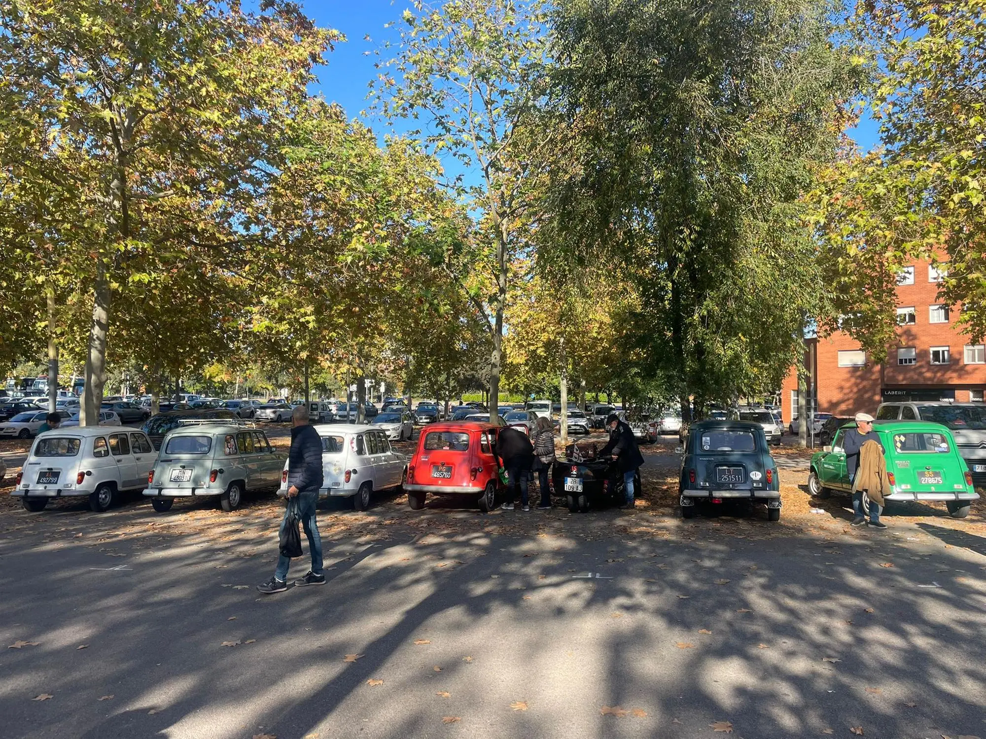 Renault 4 del club Sardegna (foto concessa da Ludovico Fara)