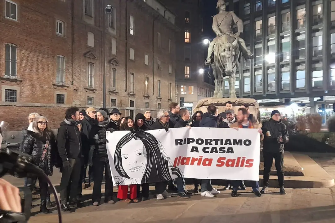 La manifestazione a Milano (foto Meroni)