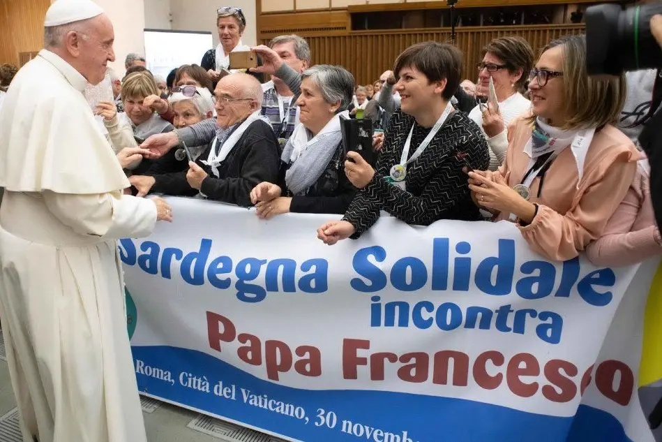 L'associazione "Sardegna Solidale" è stata ricevuta in Vaticano