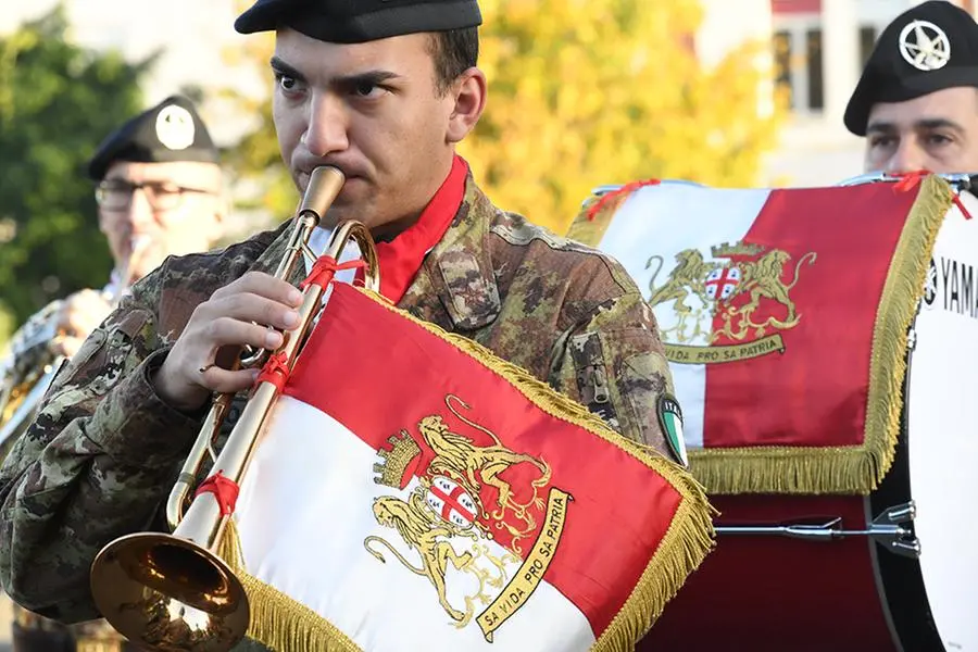 La banda della Brigata Sassari (foto concesse)