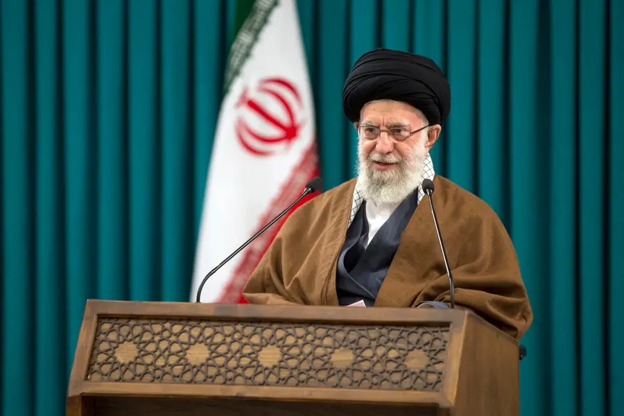 epa09793089 A handout photo made available by the Iranian supreme leader office shows, Iranian supreme leader Ayatollah Ali Khamenei speaks during a live TV speech in Tehran, Iran, 01 march 2022. Khamenei said that Iran wants the war in Ukraine to stop. Iran is not the US and the West for us there is no difference between wars Afghanistan, Yemen and Ukraine, war is not acceptable in any part of the world, Khamenei added. The Iran leader also said that the rout of every crisis around the world is the US. EPA/Iranian supreme leader office HANDOUT HANDOUT EDITORIAL USE ONLY/NO SALES