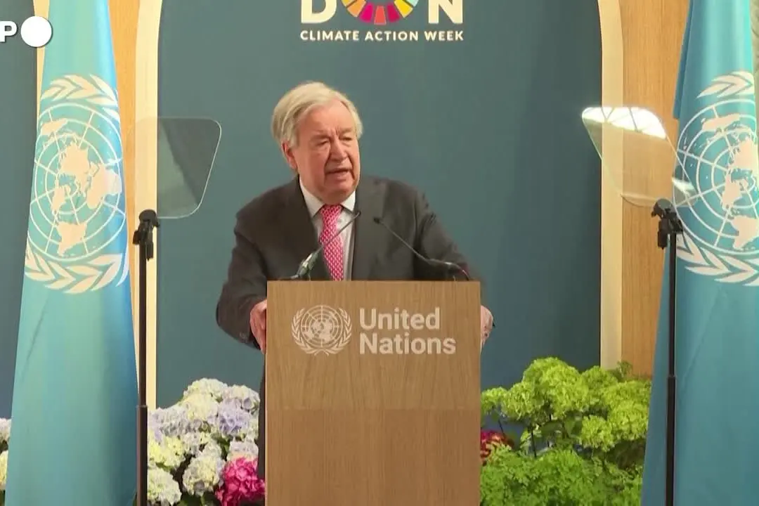 Guterres a Londra rilancia l'allarme sul clima